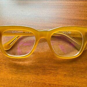Caddis (Miklos) Readers, 1.50 with blue light protection + anti-glare, Honey
